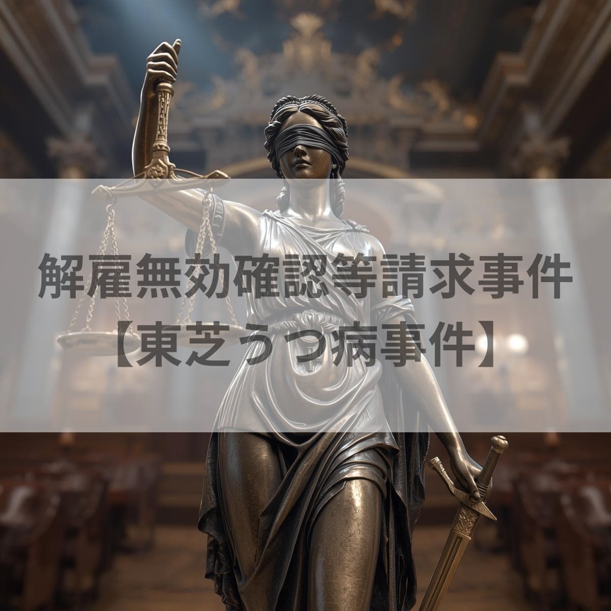 解雇無効確認等請求事件　東芝うつ病事件