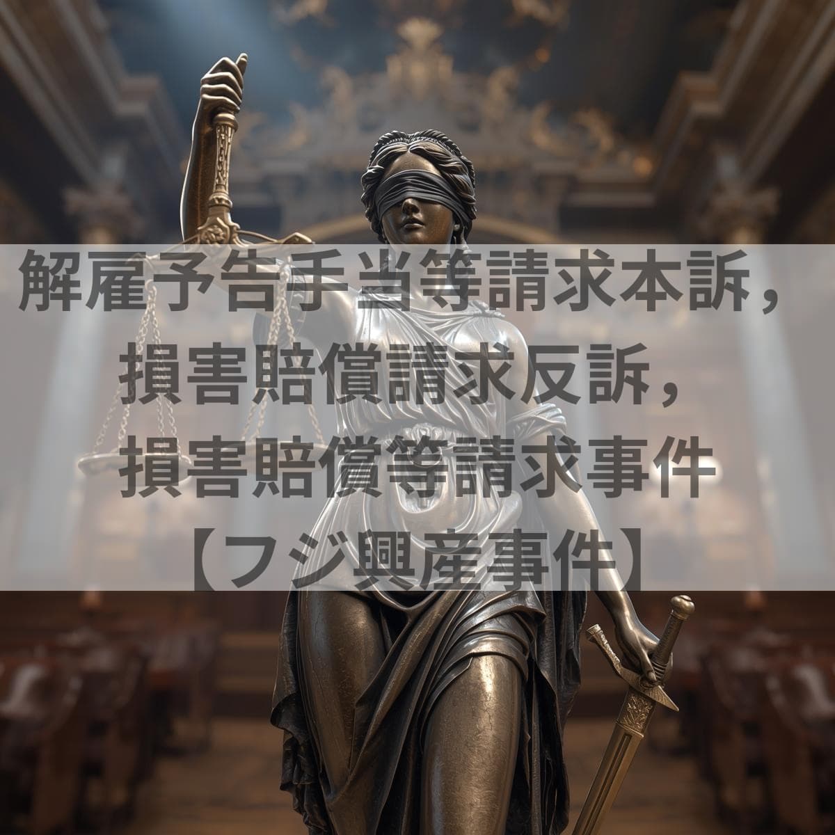 解雇予告手当等請求本訴　損害賠償請求反訴　損害賠償等請求事件　フジ興産事件