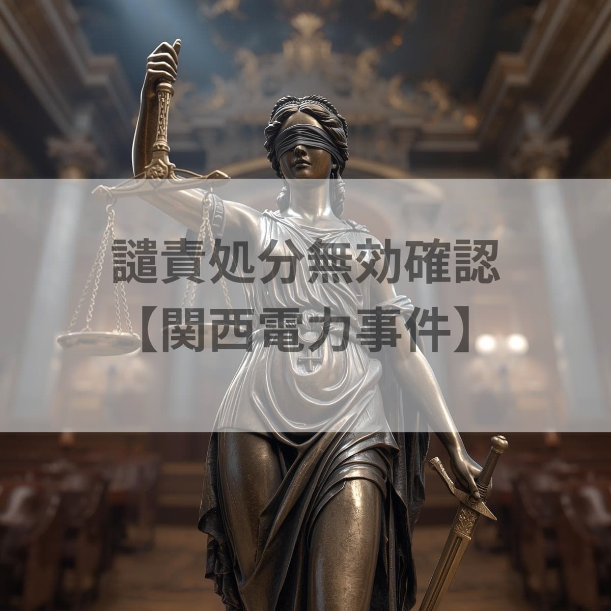 譴責処分無効確認　関西電力事件