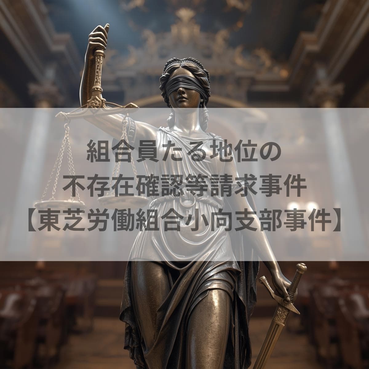組合員たる地位の不存在確認等請求事件　東芝労働組合小向支部事件