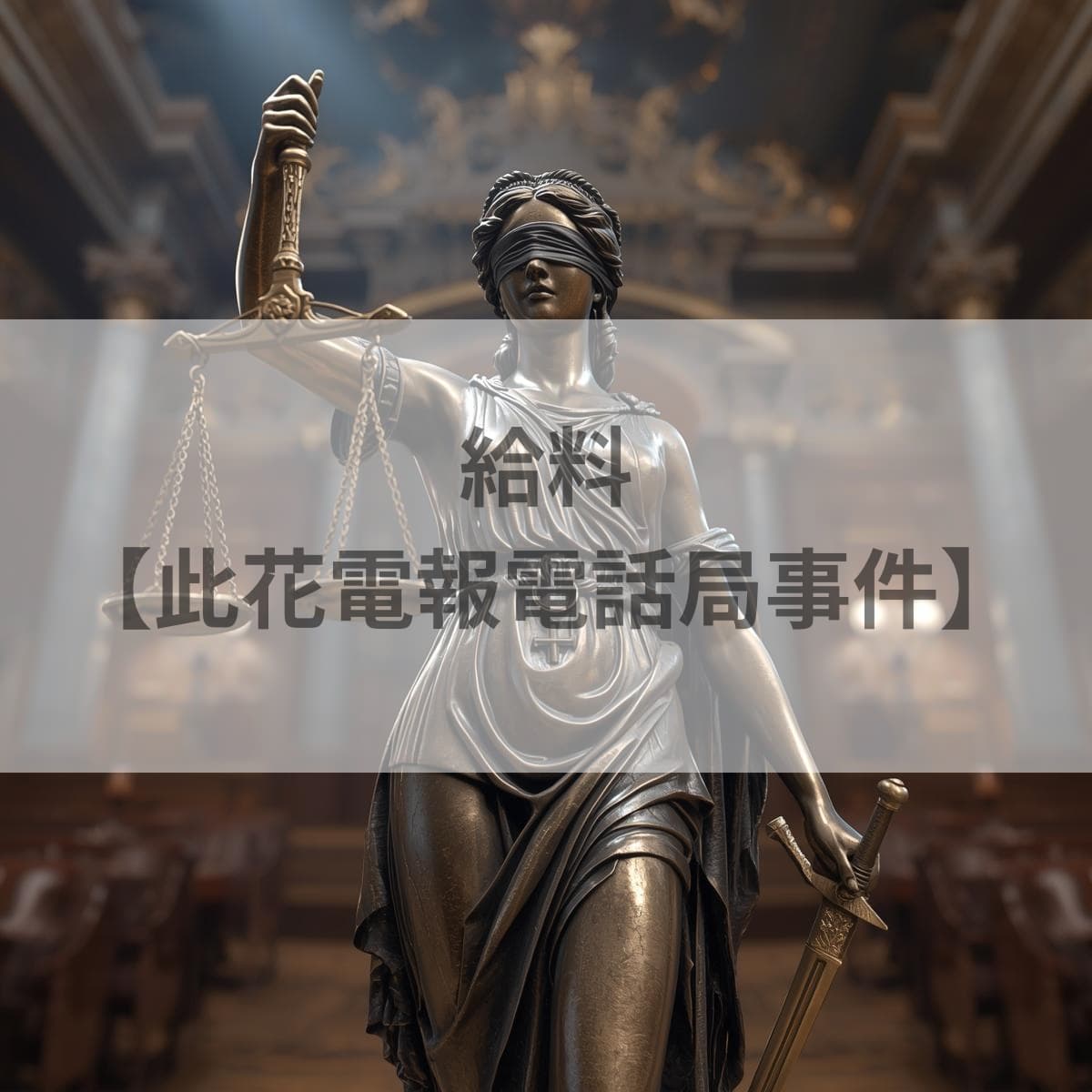 給料　此花電報電話局事件