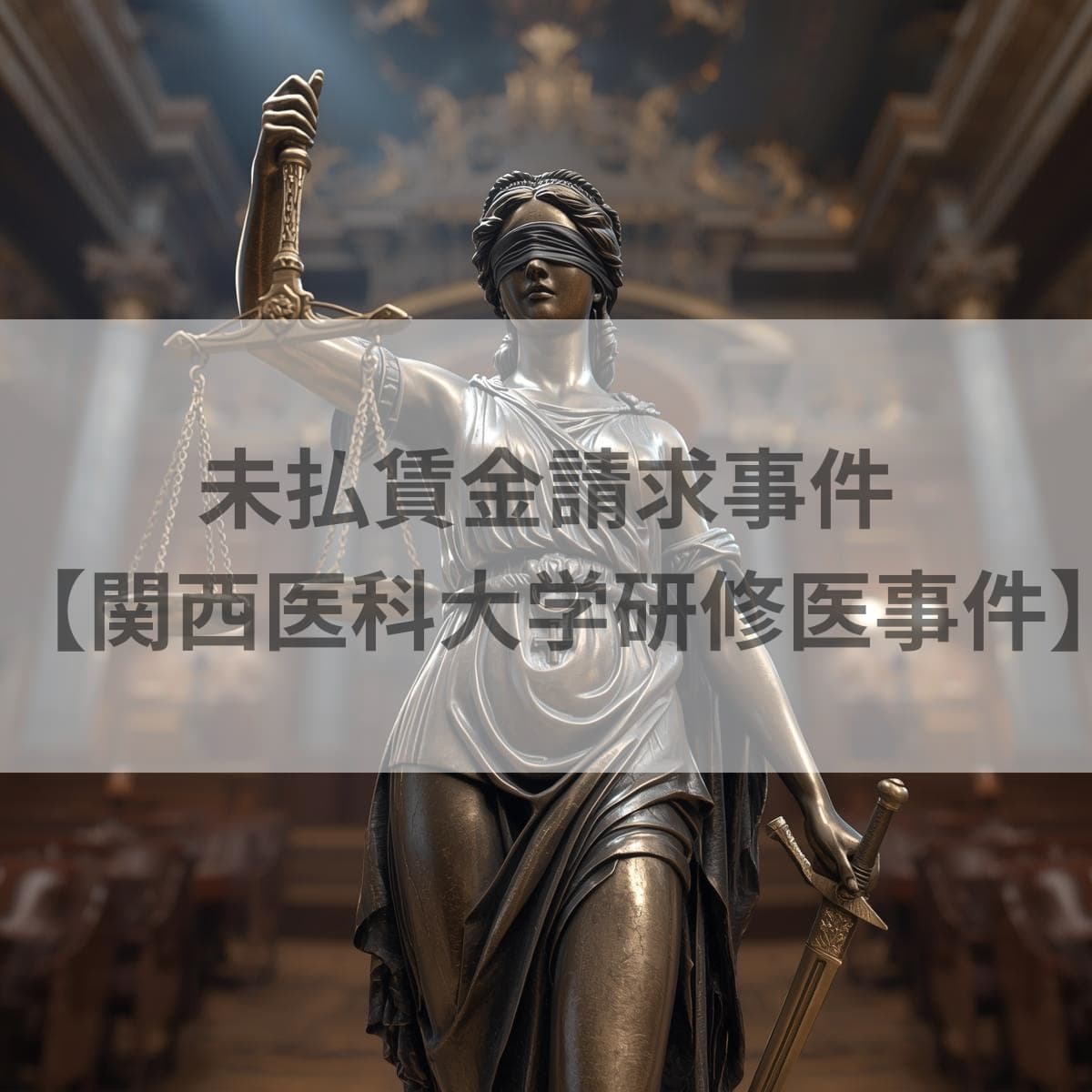 未払賃金請求事件　関西医科大学研修医事件