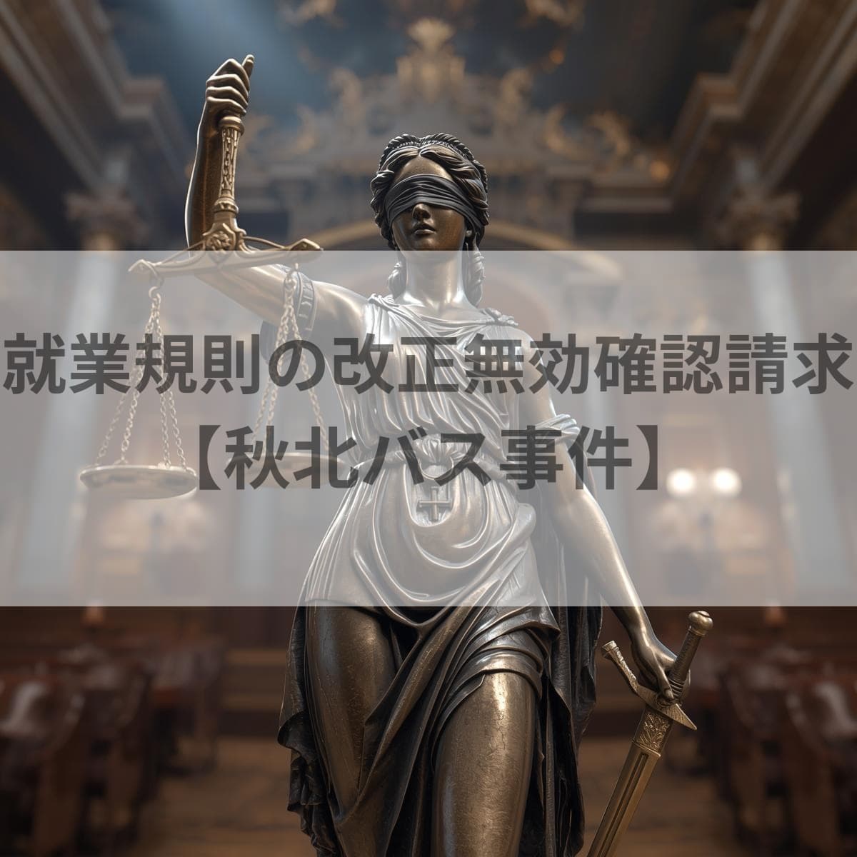 就業規則の改正無効確認請求　秋北バス事件