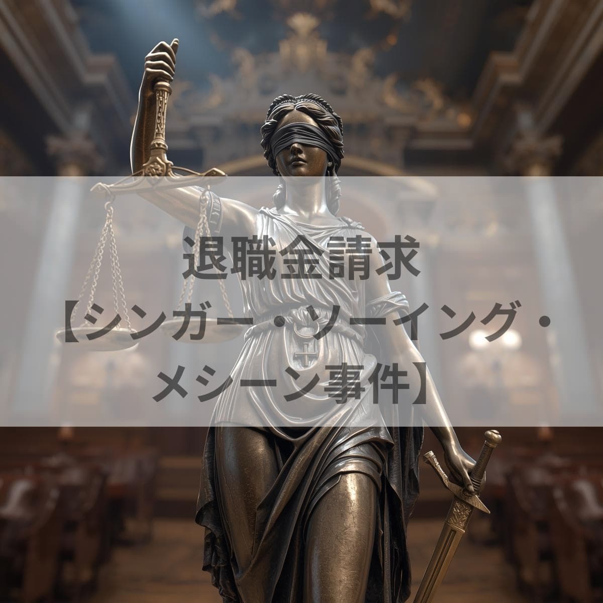 退職金請求　シンガー・ソーイング・メシーン事件