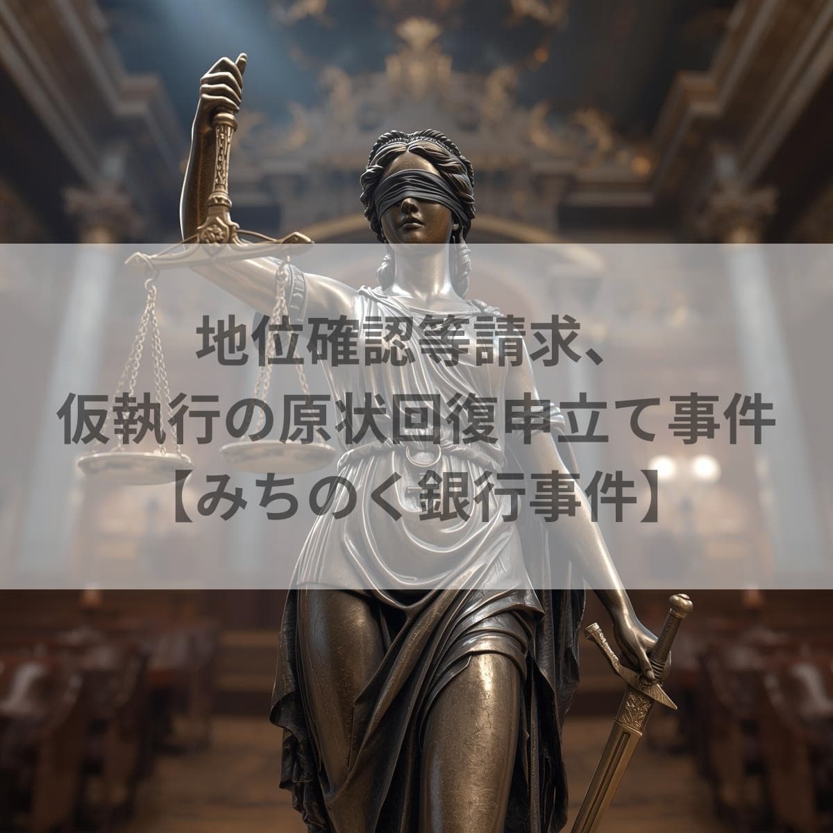 地位確認等請求　仮執行の原状回復申立て事件　みちのく銀行事件