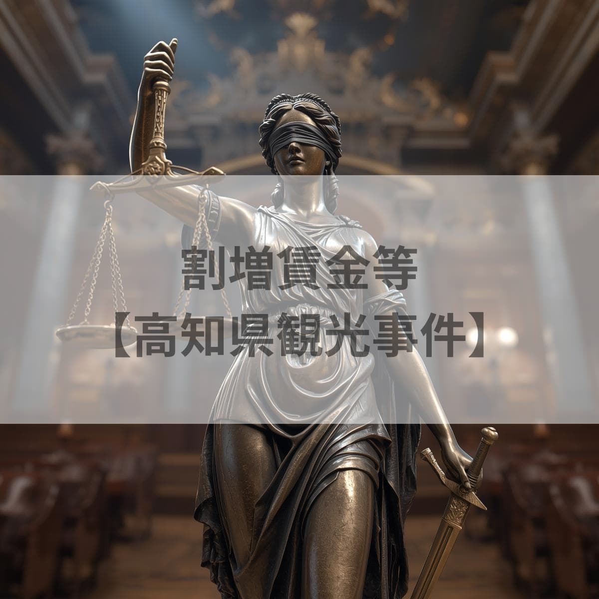 割増賃金等　高知県観光事件