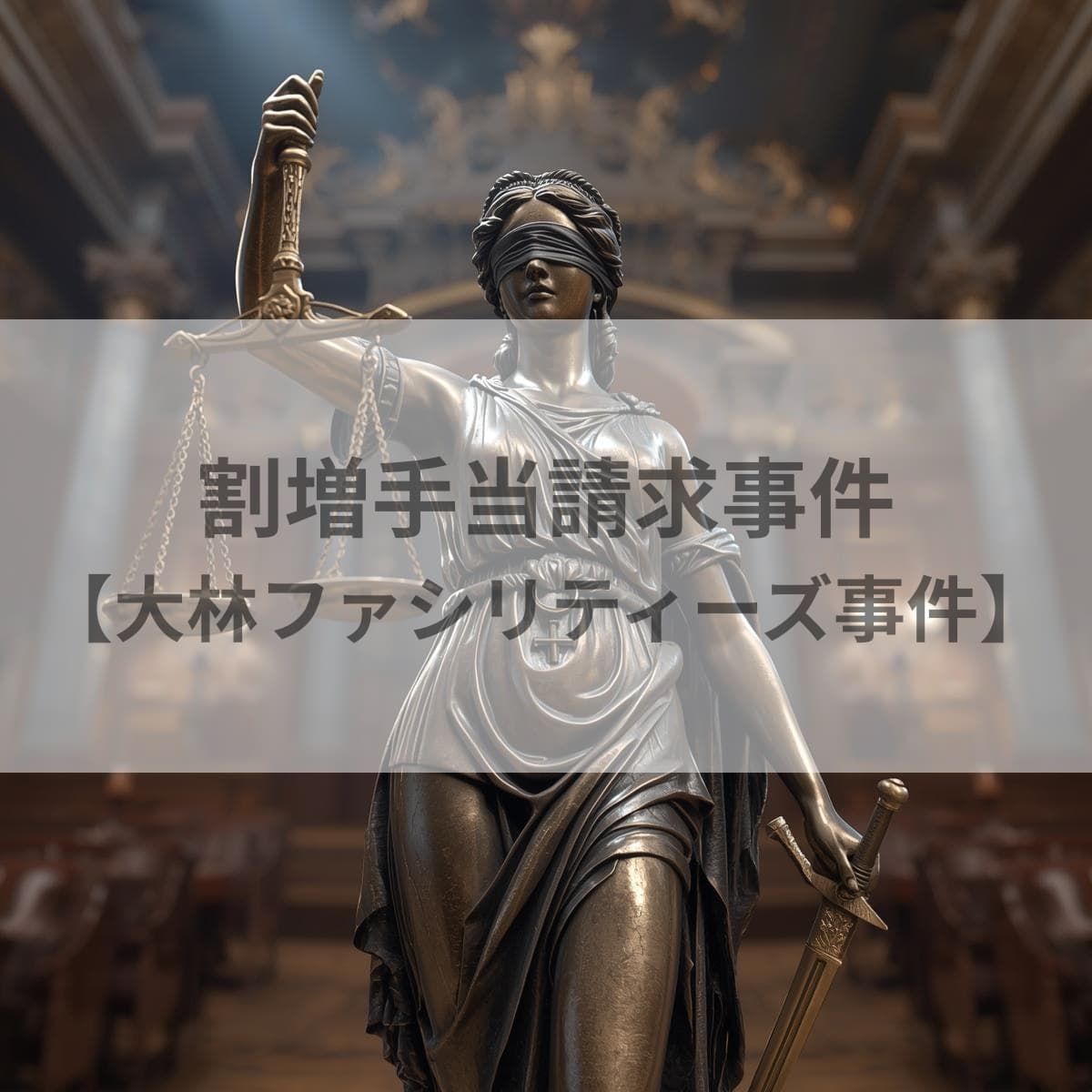 割増手当請求事件　大林ファシリティーズ事件