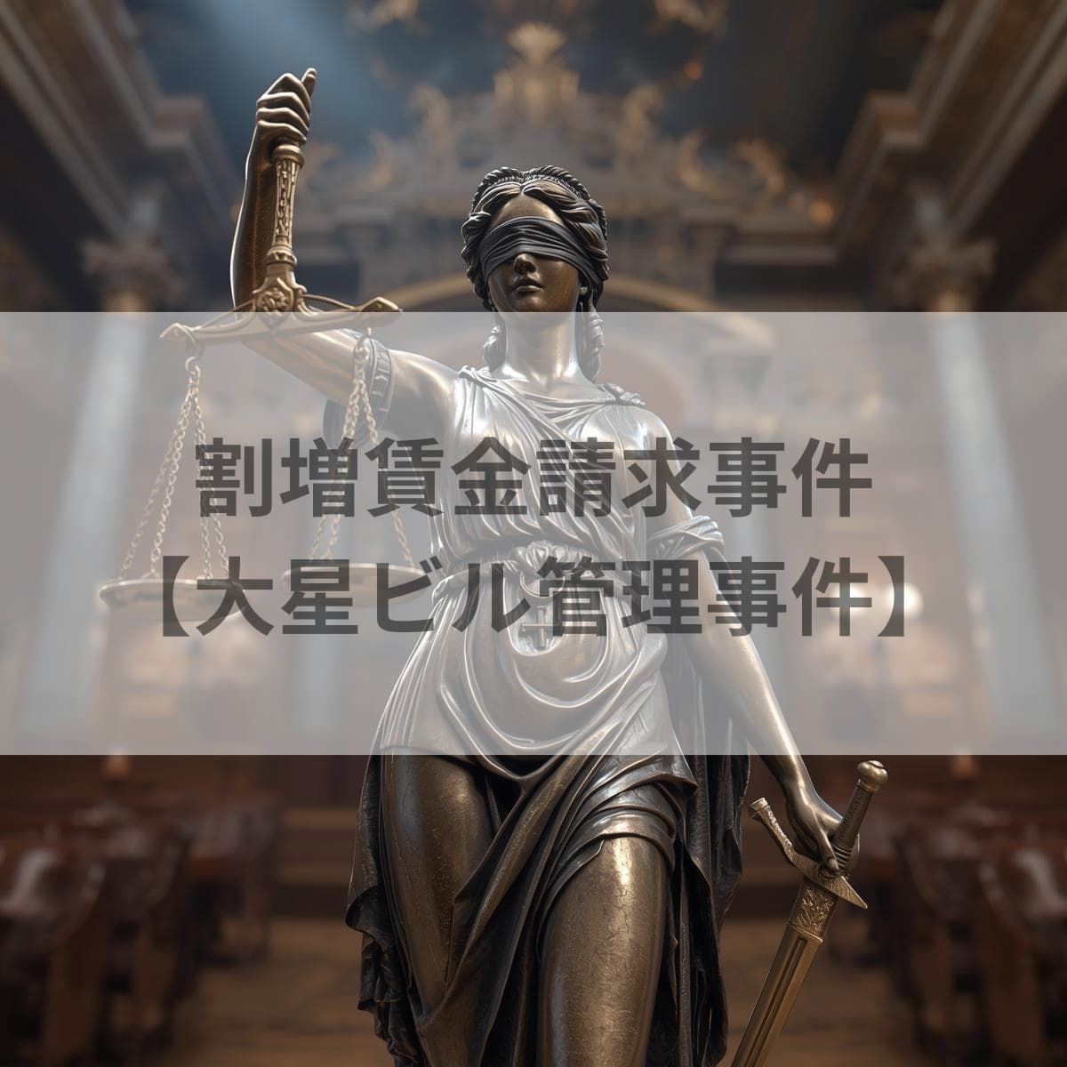 割増賃金請求事件　大星ビル管理事件
