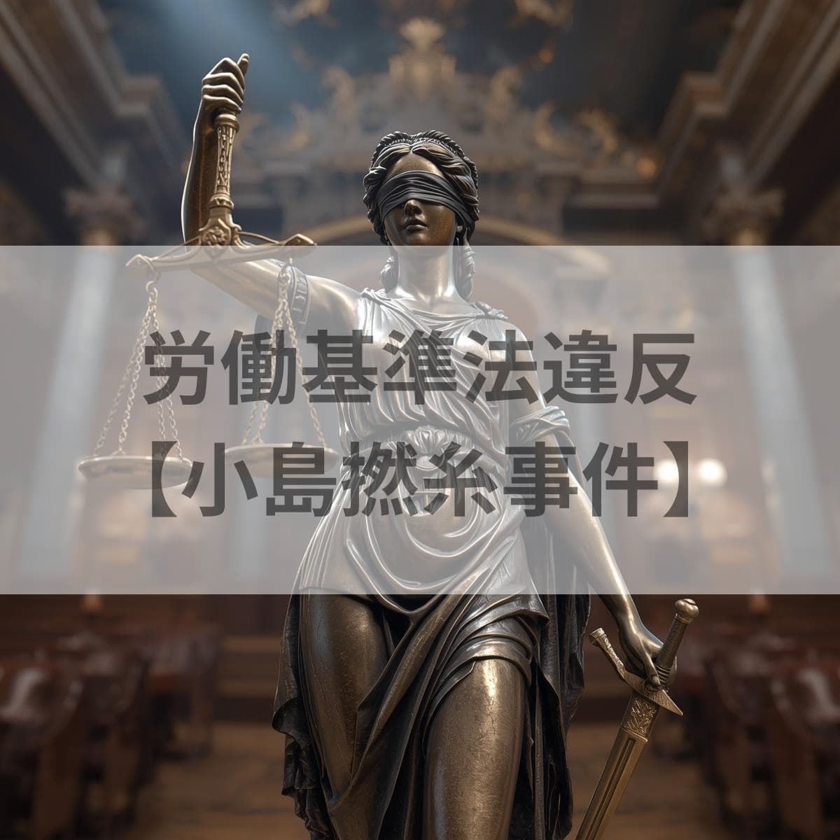 労働基準法違反　小島撚糸事件