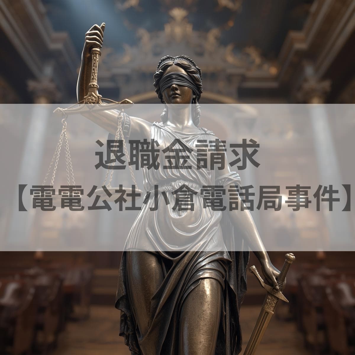 退職金請求　電電公社小倉電話局事件